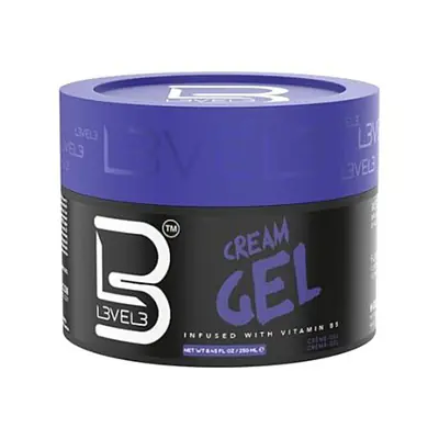 L3VEL 3 CREAM HAIR GEL 250ML primary image