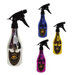 SPRAY ROCIADOR PARA BARBERÍA PLASTICO CHAMPAGNE COLORES - 487524 - Master