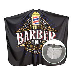 Capa The Barber Shop cuello silicón 140x160 cm - 717362 - Master
