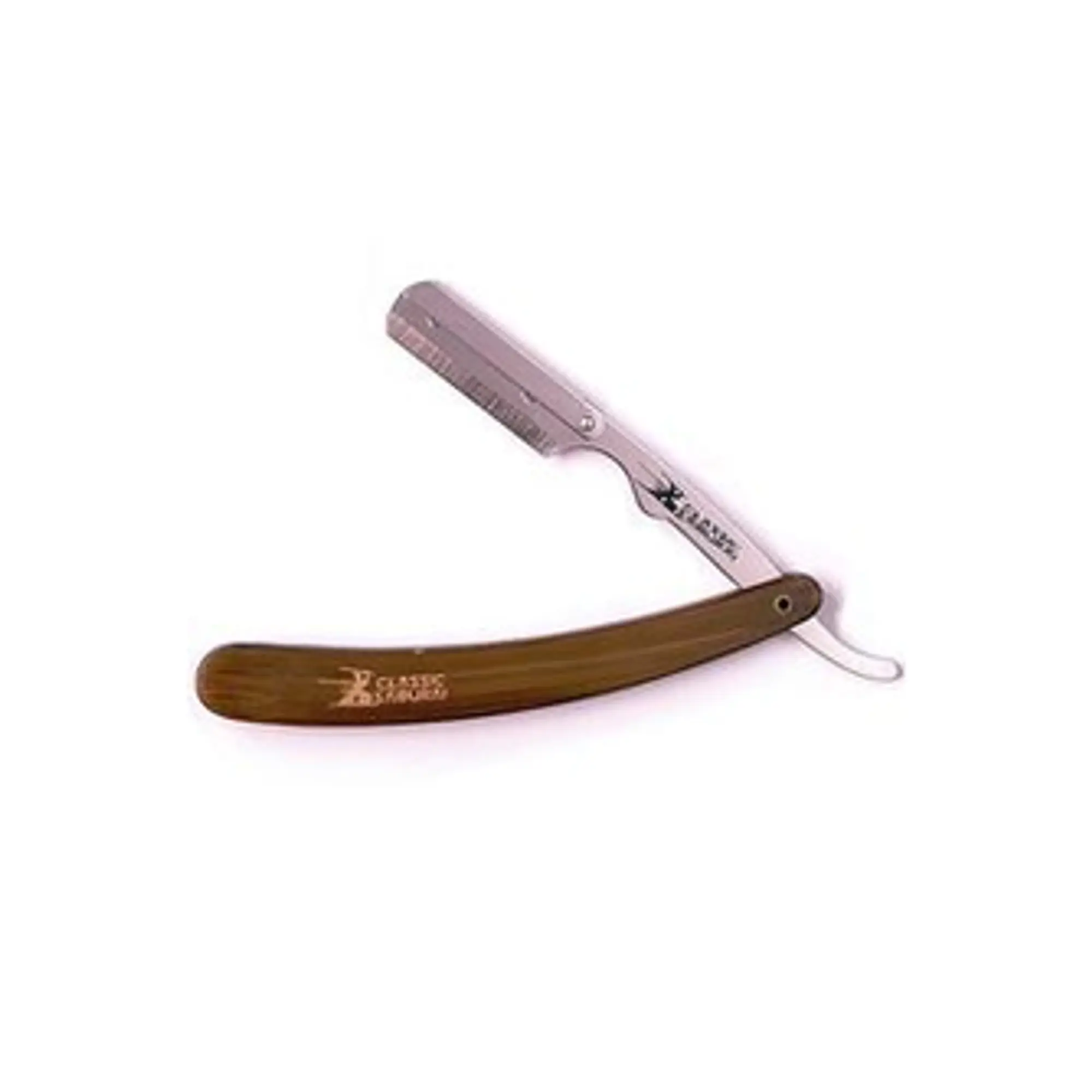 Classic Samurai Wood Look Straight Razor - Master