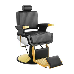 Barber Chair Black and Gold - Master