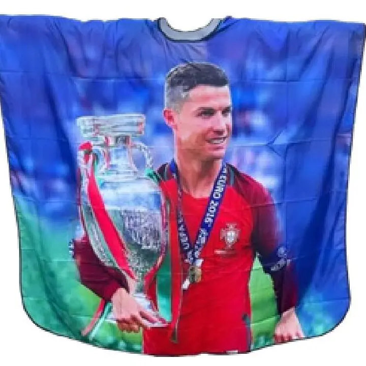 CAPA DE BARBERIA ESTAMPADA CRISTIANO 140X160 CM - 717361 - Master