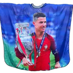 CAPA DE BARBERIA ESTAMPADA CRISTIANO 140X160 CM - 717361 - Master