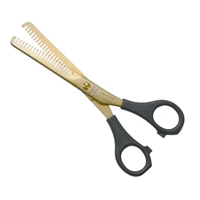 TIJERA ITALIANA HENBOR 6" GOLD MANGO PLAS. DENTADA/35 ACADEMY LINE primary image