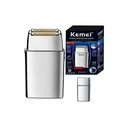 Kemei Shaver Silver 90dias de garantia secondary image