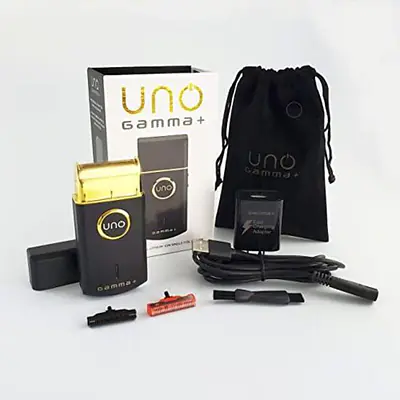 GAMMA + UNO SINGLE FOIL SHAVER BLACK secondary image