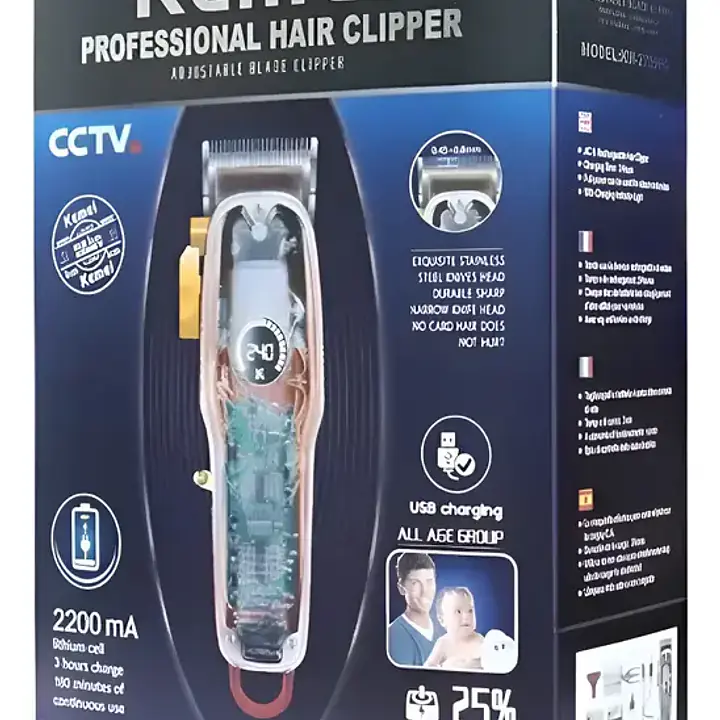 Kemei Professional Hair Clipper 2709 90 dias de garantia - Master