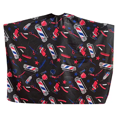 CAPA ESTAMPADA NEGRA ROJO CON AZUL 140X160 CMS - 717117 primary image