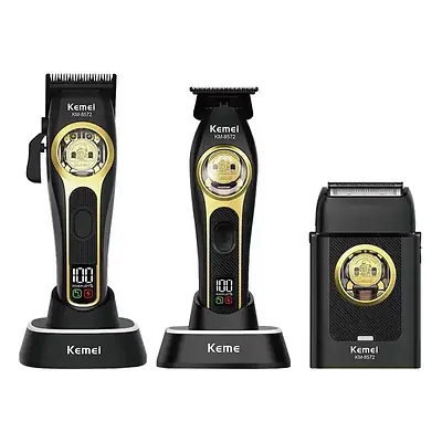 Barber comb Trimmer clipper y Shaver 8572 Kemei primary image