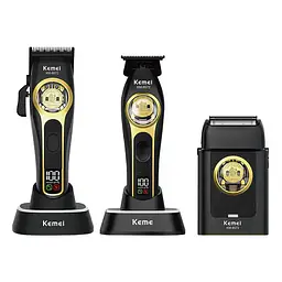 Barber comb Trimmer clipper y Shaver 8572 Kemei - Master