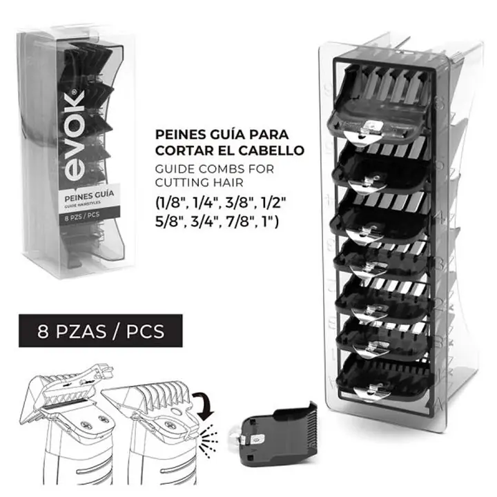 Peinetas Guía Clip metálico EVOK CG-002 - Master