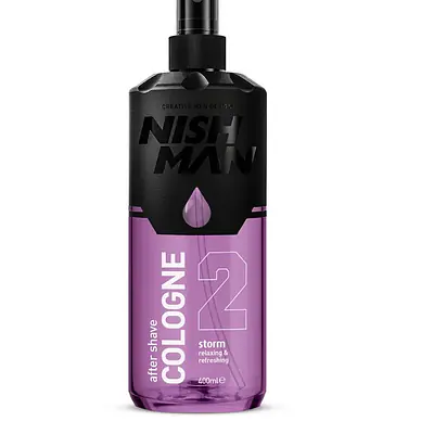 NISHMAN AFTER SHAVE COLOGNE (STORM) NO.2 400ml secondary image