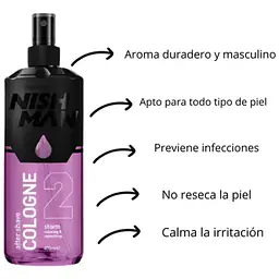 NISHMAN AFTER SHAVE COLOGNE (STORM) NO.2 400ml - Master
