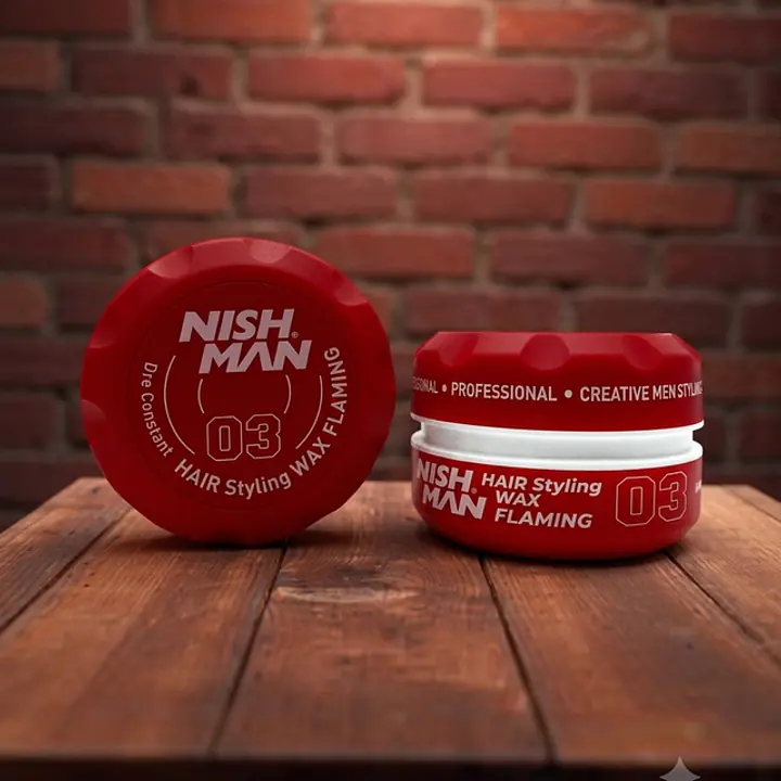 NISHMAN HAIR STYLING WAX 03 FLAMING 150ml - Master