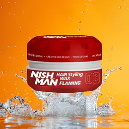 NISHMAN HAIR STYLING WAX 03 FLAMING 150ml - Master