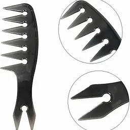 PEINE DE BARBERIA PLASTICO DOBLE FUNCION GRANDE 24 CM- 652545 - Master