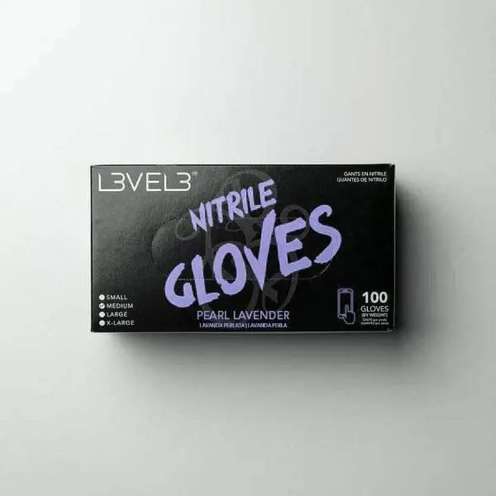 NITRILE GLOVES PEARL LAVENDER SMALL - Master