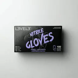 NITRILE GLOVES PEARL LAVENDER SMALL - Master