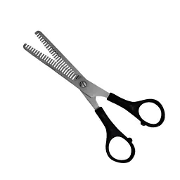TIJERA DE ENTRESACAR DOBLE CARA MANGO DE PLÁSTICO 6’’ - CDR-340 - Master