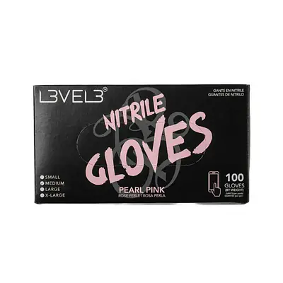 NITRILE GLOVES PEARL PINK MEDIUM secondary image