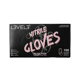 NITRILE GLOVES PEARL PINK MEDIUM - Master