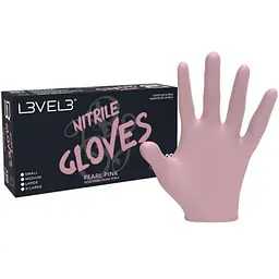NITRILE GLOVES PEARL PINK MEDIUM - Master