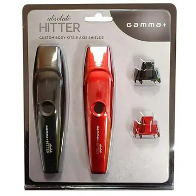 GAMMA+ ABSOLUTE HITTER LIDS -METALLIC RED AND MATTE BLACK GAMMA+ WIRELESS PRODIGY FOIL SHAVER MATTE primary image