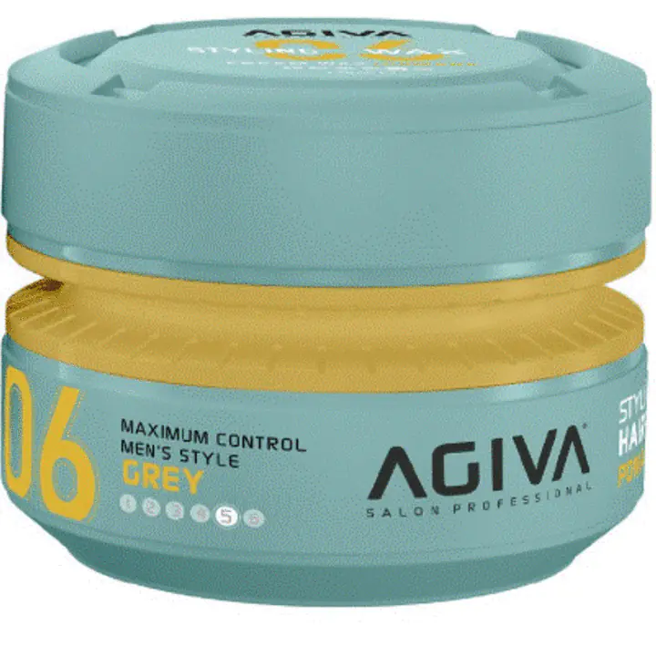 6 AGIVA STYLING HAIR WAX POMADE 175 ml - Master