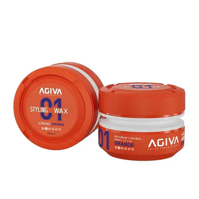 1 AGIVA STYLING HAIR WAX AQUA STRONG - ORANGE 175ML primary image
