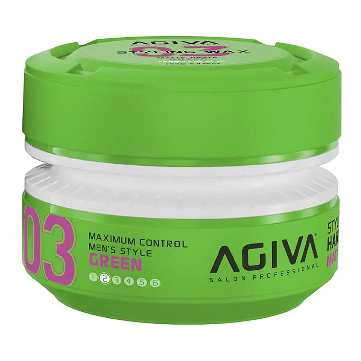 AGIVA STYLING HAIR WAX MATTE PASTE - GREEN 175ML - Master