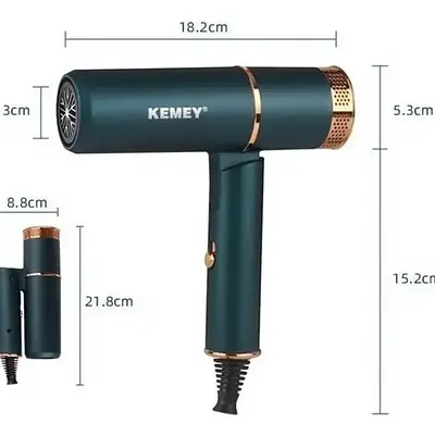 Hair Dryer Km 9825 Kemei secondary image