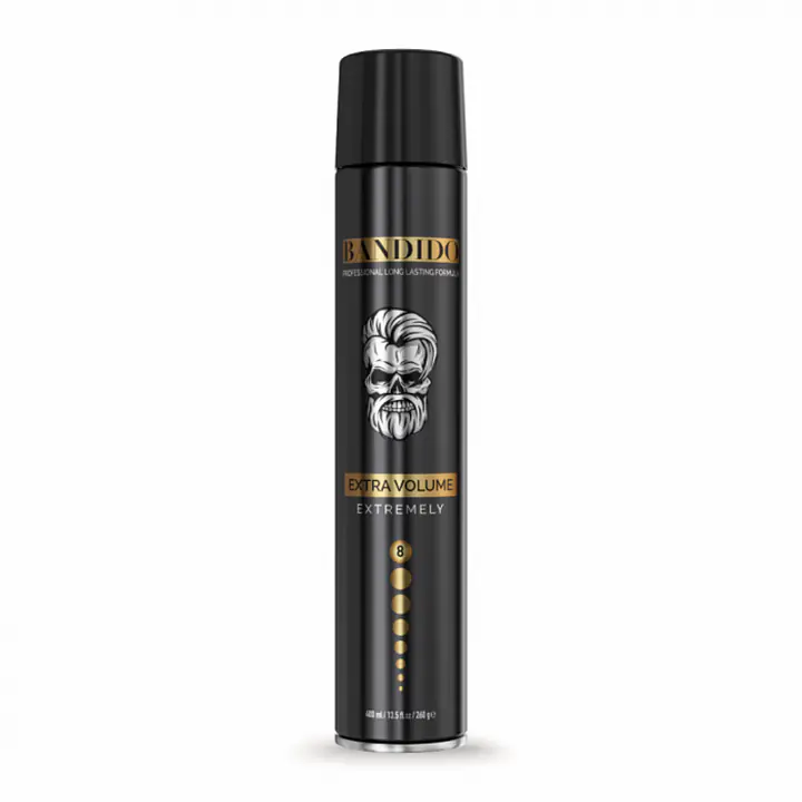HAIR SPRAY EXTRA VOLUM EXTREMELY 400 ML BLACK - Master