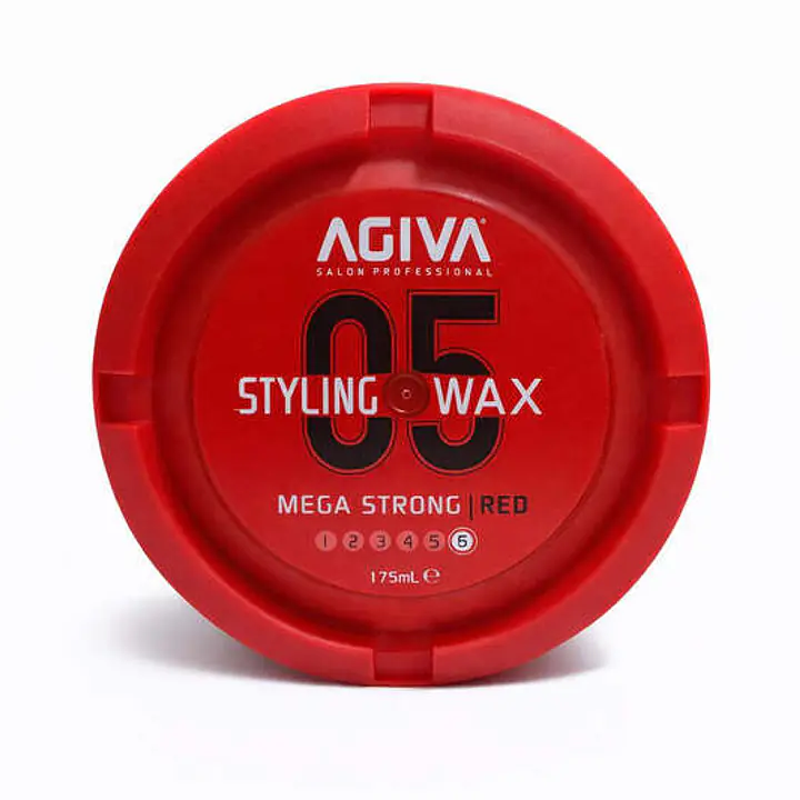 AGIVA STYLING HAIR WAX AQUA MEGA STRONG - RED 175ML - Master
