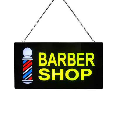 LETRERO LED LUMINOSO BARBER SHOP 43.5 X 23 cm - 2500851 primary image