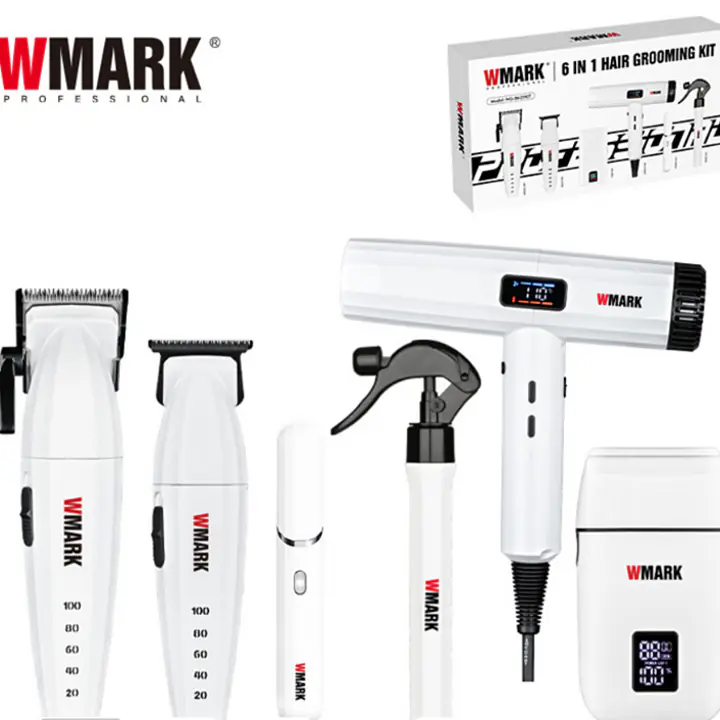 Wmark 6 in 1 barber Kit NG-8635KIT - Master