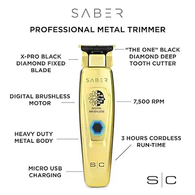 SABER TRIMMER GOLD primary image