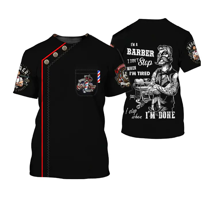 Playera barber talla S - Master