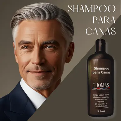 SHAMPOO MATIZADOR DE CANAS THOMAS 12 onzas secondary image