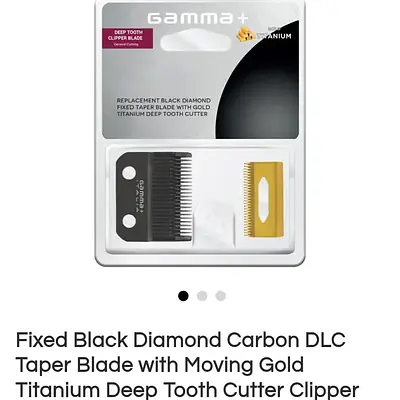 GAMMA CLIPPER BLADE WITH GOLD TITANIUM CUTTER secondary image