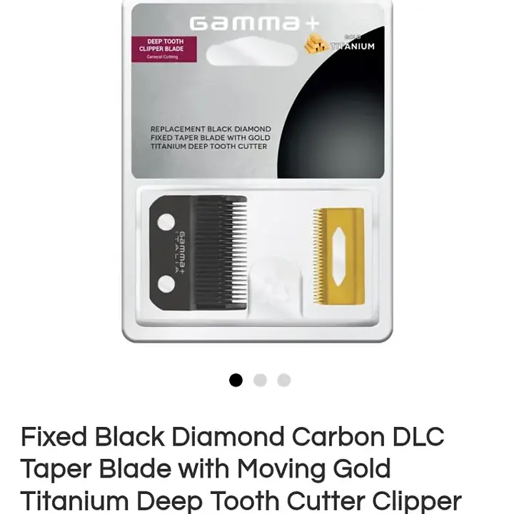 GAMMA CLIPPER BLADE WITH GOLD TITANIUM CUTTER - Master