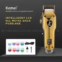 Kemei Professional Clipper Aluminum Alloy 2030 90 dias de garantia - Master