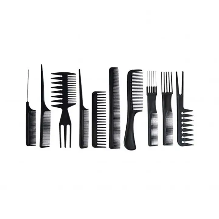 Set de peine color negro 10 unidades 618308 - Master