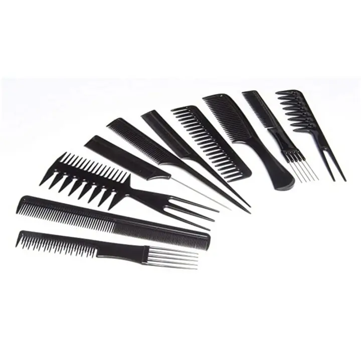 Set de peine color negro 10 unidades 618308 - Master