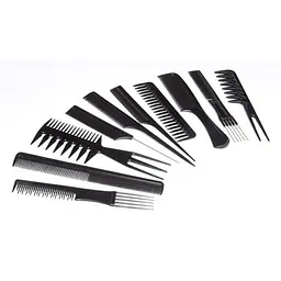 Set de peine color negro 10 unidades 618308 - Master