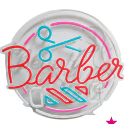 LETRERO LEDLUMIINOSO BARBER 39 cm diametro - Master