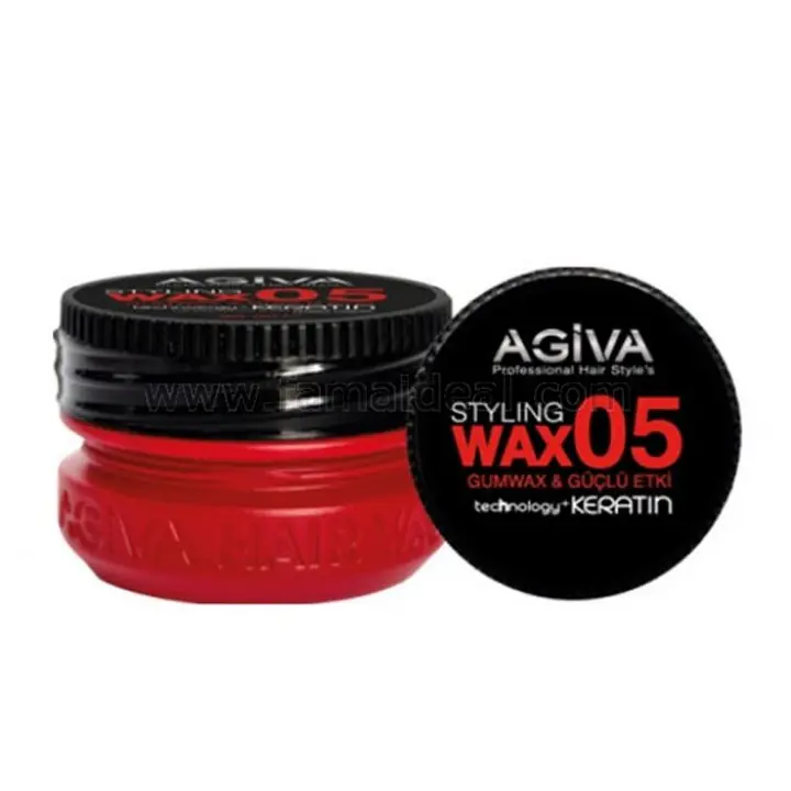AGIVA HAIR STYLING WAX 05 GUM WAX RED 90 ML - Master