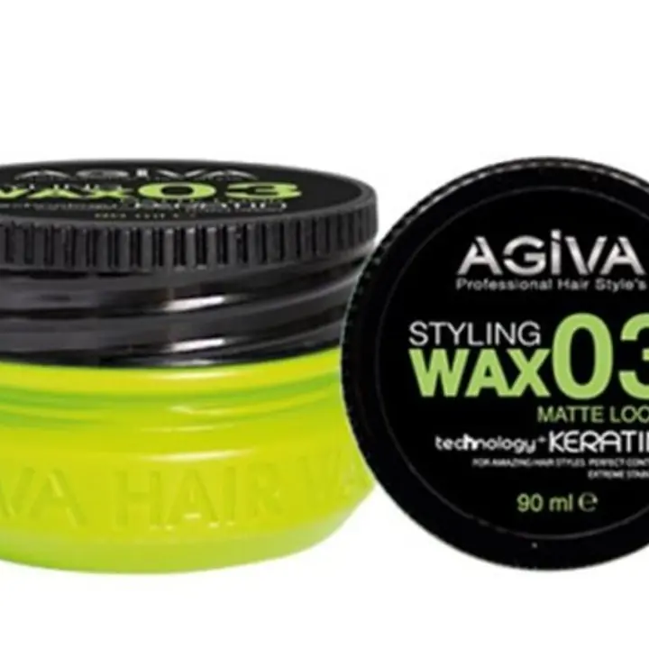 AGIVA HAIR STYLING WAX 03 MAT LOOK GREEN 90 ML - Master