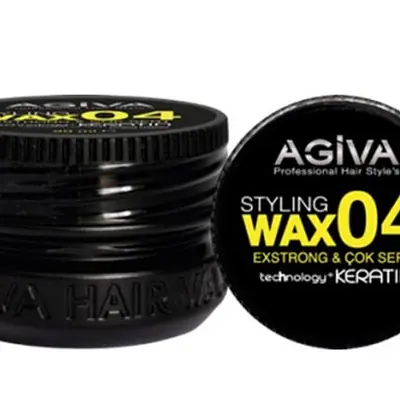 AGIVA HAIR STYLING WAX 04 EXTRA STRONG BLACK 90 ML primary image